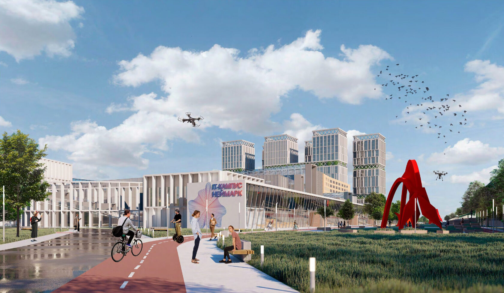 Первый этап строительства ИТ-кампуса «НЕЙМАРК» в Нижнем Новгороде завершен